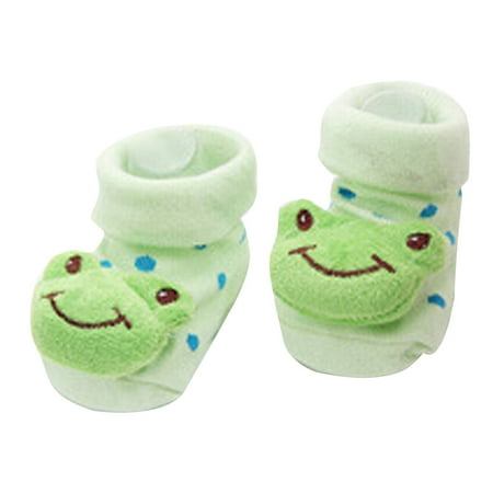 

Puloru Baby Cute Cartoon Non-slip Cotton Toddler Floor Socks Kids Shoes Slipper