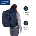 thumbnail image 2 of Mochila de viaje Osprey Fairview 55L para mujer - Negra, 2 of 9