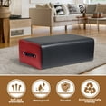 thumbnail image 5 of Portable Pilates Box,Designed for Home Pilates Reformer and Pilates Bed,as an Auxiliary Accessory,Improve Endurance and Balance,24.8×15.75×8.66inch,Black and Red, 5 of 5