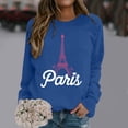 thumbnail image 2 of Tiweut Hoodies Women Letter Print Pullover Long Sleeve Crewneck Sweatshirt Athletic Tops, 2 of 4