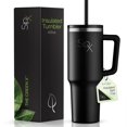 thumbnail image 1 of Vaso aislante SIPX de 1180 ml con asa y tapa, sin BPA, 1 of 7