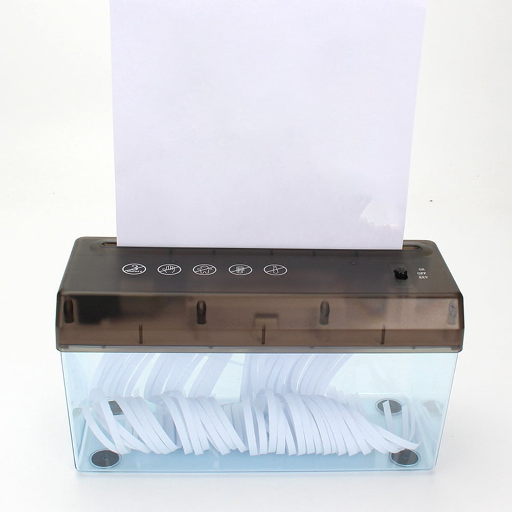 USB Electric Dual Purpose Paper Shredder Desktop Mini Financial Bill A4 Paper Shredder Paper Cutter for Home Office