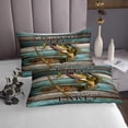 thumbnail image 3 of Erosebridal Teen Fishing Coverlet Set Twin,Lodge Cabin Bedding Set,Rustic Decoration,2pcs, 3 of 5