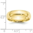 thumbnail image 3 of 10K Yellow Gold 10Ky 6mm Standard Comfort Fit Band Size 9.5 Made In United States 1cf060-9.5, 3 of 5