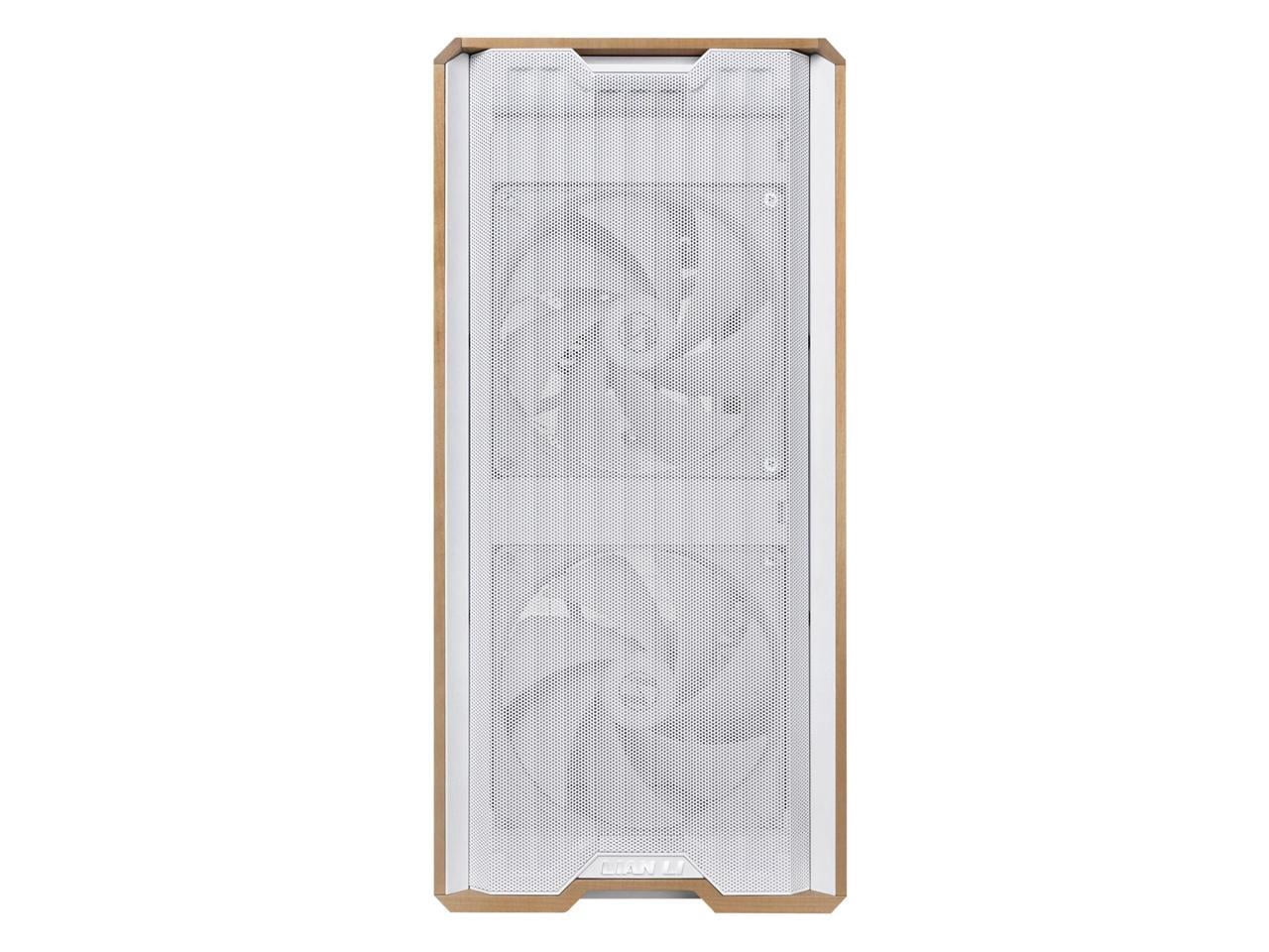 Lian Li LAN217W LANCOOL 217 Walnut Wood ATX Mid Tower Case White