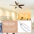 thumbnail image 4 of KAKOWELY 2pcs Replacement Pull Chain Switch Ceiling Fan Switch Pull Chain Switch Control,1.46"X0.94"X0.67", 4 of 5