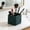 Army Green#983🎖️, variant on Ceramic Storage Jar - Cheese Shaped Organizer, Desktop Pen Holder & Countertop Cosmetic Container for Desk/Dresser, Single Piece (3.15x3.15in, 0.66lb)