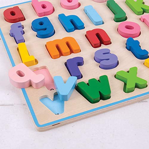 Bigjigs Toys - Chunky Alphabet Puzzle (Lowercase)