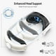 thumbnail image 4 of Diadema cómoda para Meta Quest 3, correa de repuesto ligera accesorios de realidad virtual, reduce la presión sobre la cara, está acolchada para mayor comodidad y tiene un práctico diseño abatible, 4 of 9