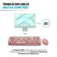 thumbnail image 3 of Kit de Teclado y Mouse Inalámbrico Redlemon Diseño Retro Vintage USB, 3 of 8