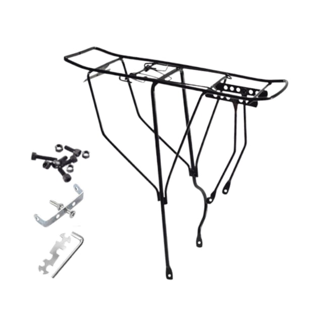 DYNWAVECA Cargo Rack Rear Bike Rack for Food Delivery Riding Cycling Equipment Small Hole