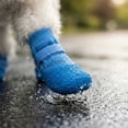 thumbnail image 6 of Dog Shoes for Large Dogs, Waterproof Anti-Slip Dog Boots & Paw Protectors for Summer Hot Pavement Winter Snow, Breathable Dog Booties for Hiking/Walking/Outdoor/Floor(M,Blue), 6 of 6