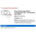 thumbnail image 2 of Power Steering Pump Seal Kit - Compatible with 1986 - 1991 Mercedes-Benz 560SEL 1987 1988 1989 1990, 2 of 2