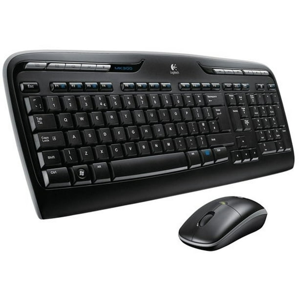 Logitech MK330 RF Wireless QWERTY Keyboard Black UK Layout Walmart