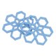 thumbnail image 1 of Moluckfu 2Ud Tapete Aislante De Calor De Silicona Antideslizante Para Cocina En Azul, 1 of 8