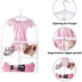 thumbnail image 2 of 3 Packs Clear Kids Dance Costume Garment Bags,Garment Bag 35 Inch for Dance Competitions,Foldable Travel Storage Cover Bag with 3 Zipper Pockets, 2 of 6