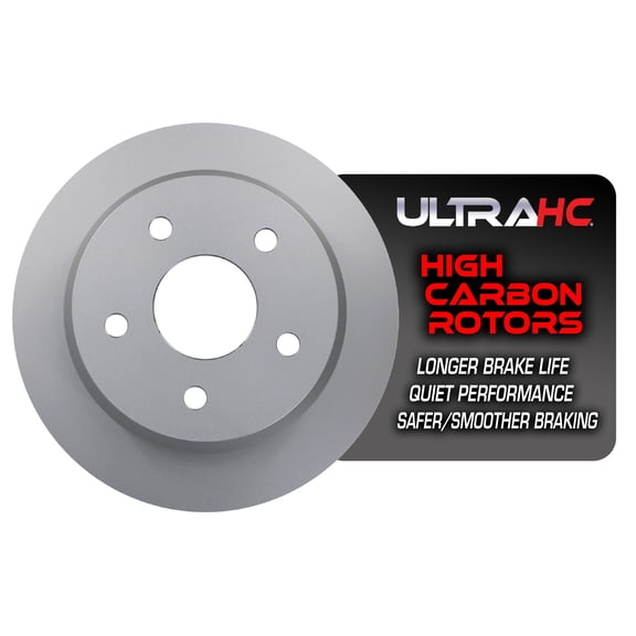 UltraHC Coated High Carbon Brake Rotor, Rear UR000074, Jeep Grand Cherokee 2004-1999