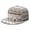 Geometric Bohem, variant on Celestial Astronomical Aesthetic Flat Brim Hat - Gothic Dark Snapback Cap with Solar Eclipse Ethereal Elements
