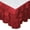 Maroon Red, variant on Elegant Comfort Leila Collection Multi-Ruffle Bed Skirt, 1500 Thread Count Egyptian Quality, Easy Fit Dust Ruffle, 15 inch Drop, Wrinkle and Stain Resistant, MultiRuffle, Queen, Midnight Blue