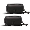thumbnail image 1 of Dispensador de bolsas para excrementos de perros, bolsa para excrementos de perros, recogedor de excrementos para perros, negro, 10x5x5,5 cm, 2 uds., 1 of 5