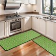 thumbnail image 3 of Kitchen Rugs Sets Of 2,Green Bigfoot Pattern Anti Fatigue Kitchen Mat Rugs Non Slip Washable,Decorative Kitchen Floor Mats for Kitchen,Sink,Laundry,17"x47"+17"x47", 3 of 5
