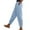 Sky Blue, variant on Womens Wide Leg Harem Pants Elastic Waisted Baggy Palazzo Pants Summer Casual Loose Lounge Pants Beach Boho Yoga Trousers with Pockets