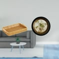 thumbnail image 2 of Cesta de frutas tejida, antigua, decorativa, de resina, con relieve, adornada, para servir aperitivos, decoración retro para el hogar, plato de pan, f, 2 of 8