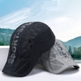 thumbnail image 3 of Summer New Sport Alphabet Forward Hat Men's Breathable Mesh Shade Quick Dry Hat Outdoor Sunscreen Cap Grey, 3 of 6