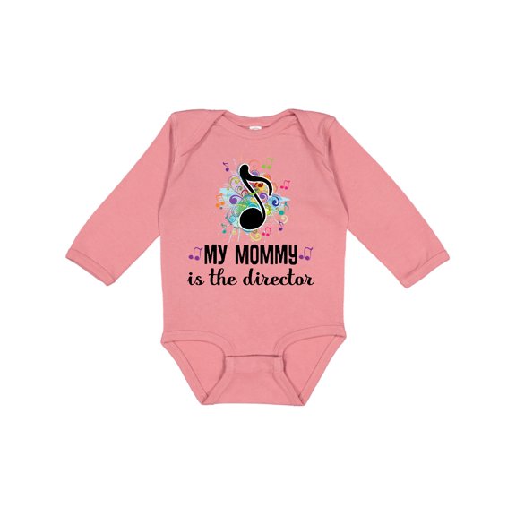 Inktastic Band Director Mom Boys or Girls Long Sleeve Baby Bodysuit