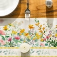 thumbnail image 5 of Smile Flower Floral Table Runner for Summer 13 x 108, 5 of 7