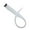 White, variant on Clip In Synthetic Fiber Hair Extensions 22 Inch Straight Hairpieces for Party and