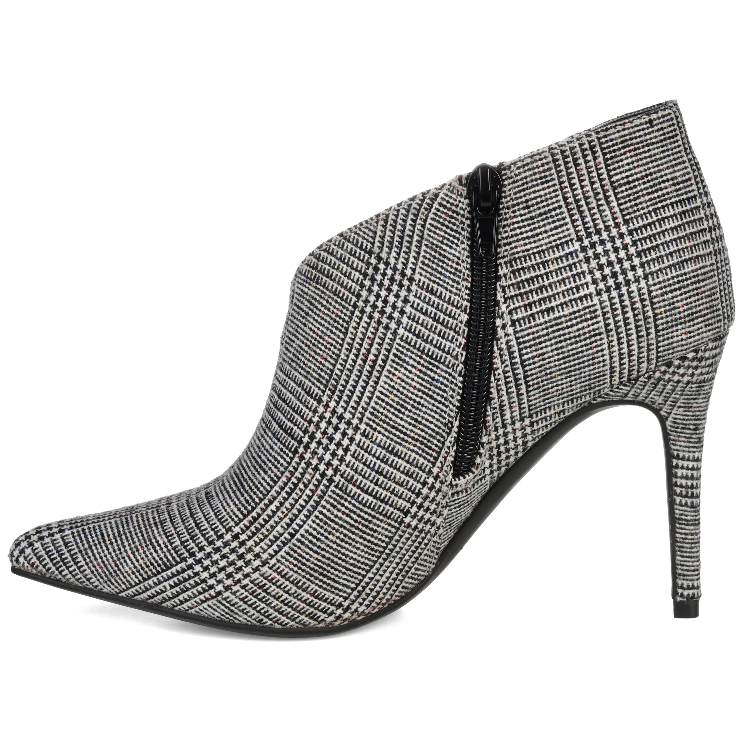 Journee Womens Demmi Inside Zip Stiletto Booties