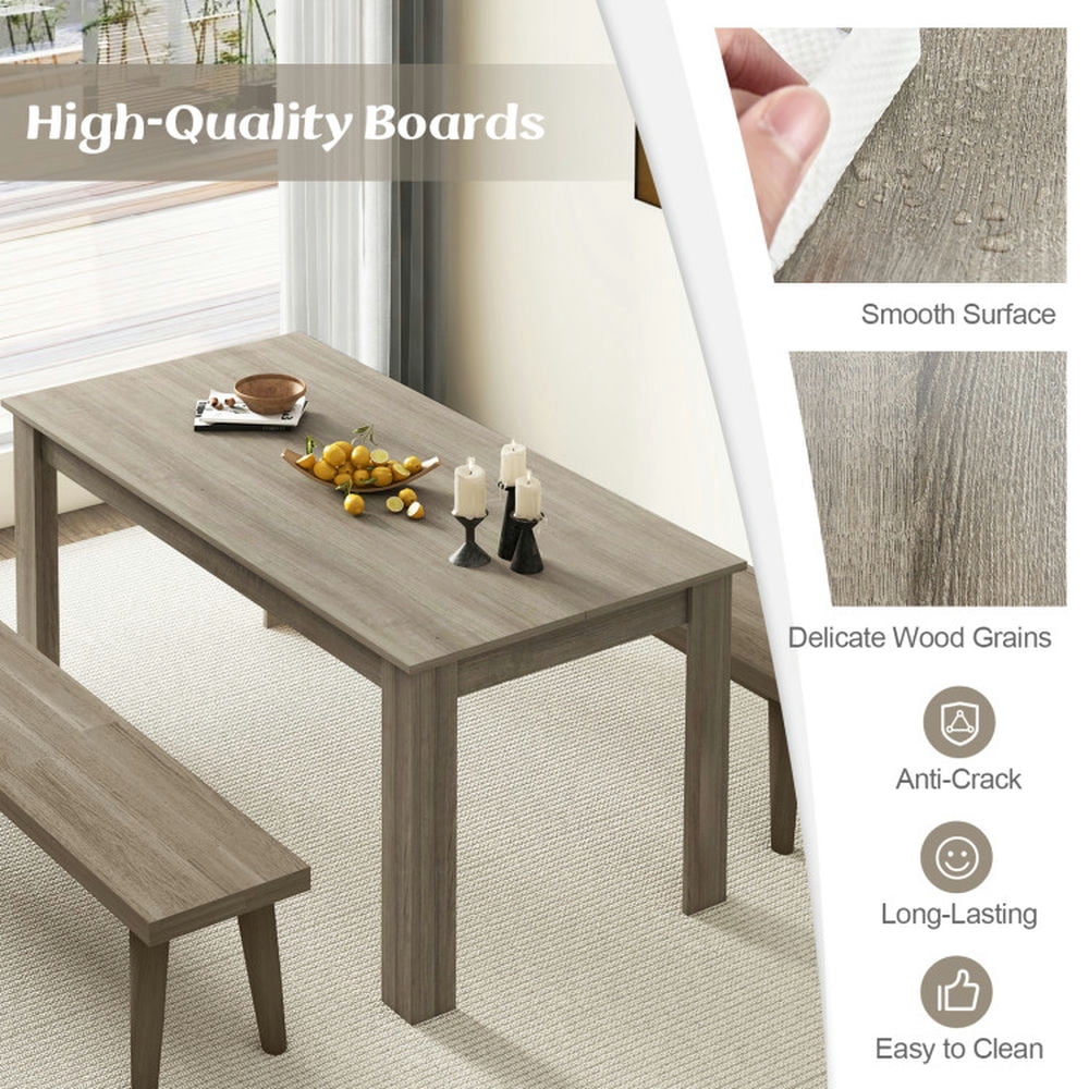 YYAo Dining Table, Dining Room Table, 63 Inch Rectangular Modern
