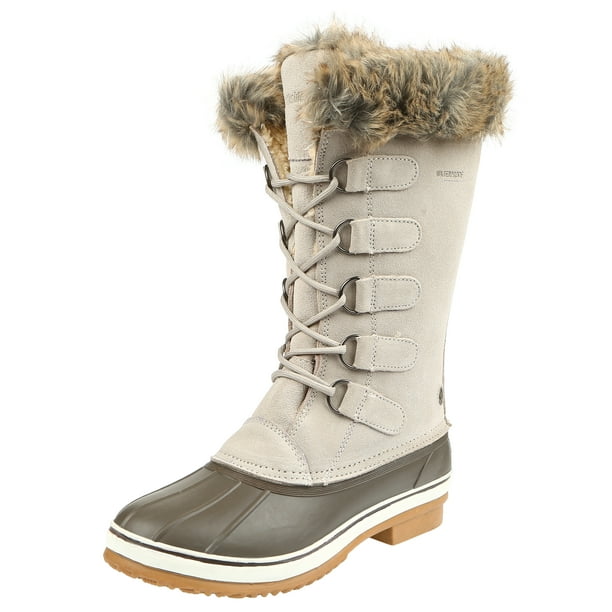 Northside - Northside Womens Kathmandu Waterproof Insulated Leather Tall Winter Snow Boot