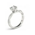 thumbnail image 2 of Bague de Fiançailles Diamant 1/2ct Infinity Twist Or Blanc 14k, 2 of 3