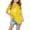 Yellow, variant on Odeerbi Kids Boys Girls Summer Cotton T-shirt Fashion Cute Printed Casual Short Sleeve Cotton Tops Shirts Kids Clothes Blue