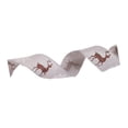 thumbnail image 5 of yotijay Christmas Ribbon Christmas Tree Decor 2 inch Wide Linen Ribbon for Gift Wrapping Gray, 5 of 9