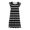 thumbnail image 5 of Mikilon Girls Maxi Dress Long/Short Sleeve Casual Holiday Dress with Pockets for 5-13 Years, 5 of 5