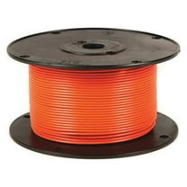 Primary Wire, GPT, 14 AWG, 1C C, Orange, PVC, Stranded, 60V, 100 ft.