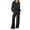 Black, variant on Luniro Women Sweatsuits 2 Piece Sets Jogging Sweatpants Set Lounge Matching Outfits Fall Clothes