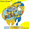 thumbnail image 5 of DisneyThe-vajilla con temática de Los Simpsons, suministros de fiesta familiar, taza de papel, plato, bandera, globos para Baby Shower, decoración de fiesta de cumpleaños, 5 of 5