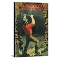 thumbnail image 1 of Jackson, California - Miner -  Lantern Press Artwork (12x18 Gallery Wrapped Stretched Canvas), 1 of 1