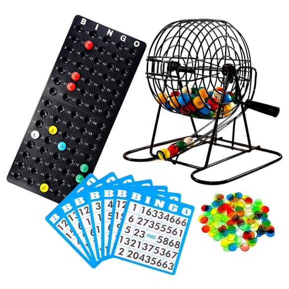 Set de juego de bingo Regal Bingo Deluxe para adultos y niños