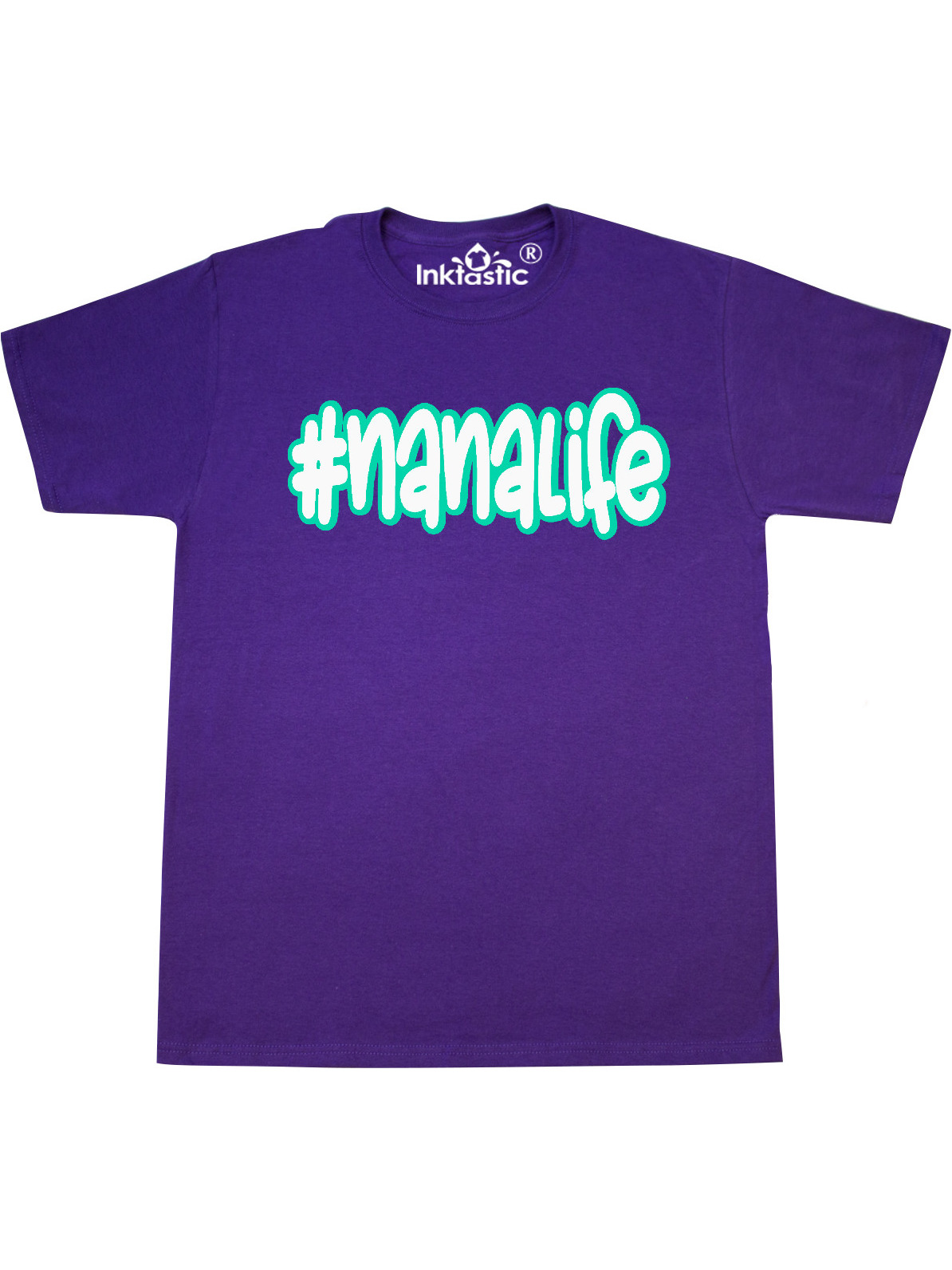 Inktastic Aqua Nana Life Adult T-Shirt 