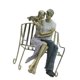 thumbnail image 2 of Pareja figura escultura resina estatua creativa decoración interior regalo de regalo de regalo de regalo decoración de escritorio para sala de estar, 2 of 9