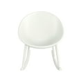 thumbnail image 7 of Kaia Modern Outdoor Patio Rocking Chairs, Minimalist Design, White, Set of 2, 7 of 7