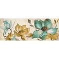 thumbnail image 3 of Loreth, Lanie 14x8 Black Modern Framed Museum Art Print Titled - Whisper of Teal Panel II, 3 of 5