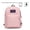 Pink, variant on Portable PU Leather Backpack, Blue