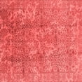thumbnail image 1 of Ahgly Company Indoor Square Oriental Red Industrial Area Rugs, 6' Square, 1 of 4