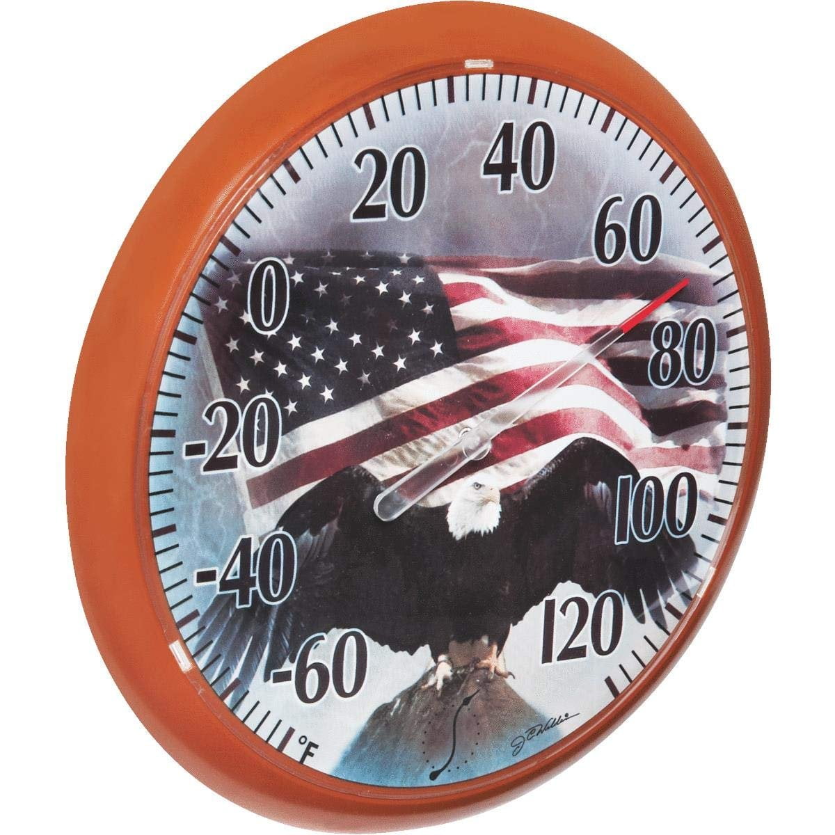 Taylor Precision Products 6773 13-Inch Bald Eagle Outdoor Thermometer - Quantity 1